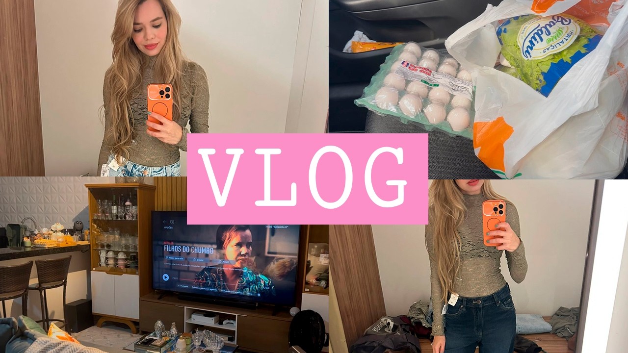 VLOG 🩷 Achadinhos Renner + mercado + atualização da minha vida! 