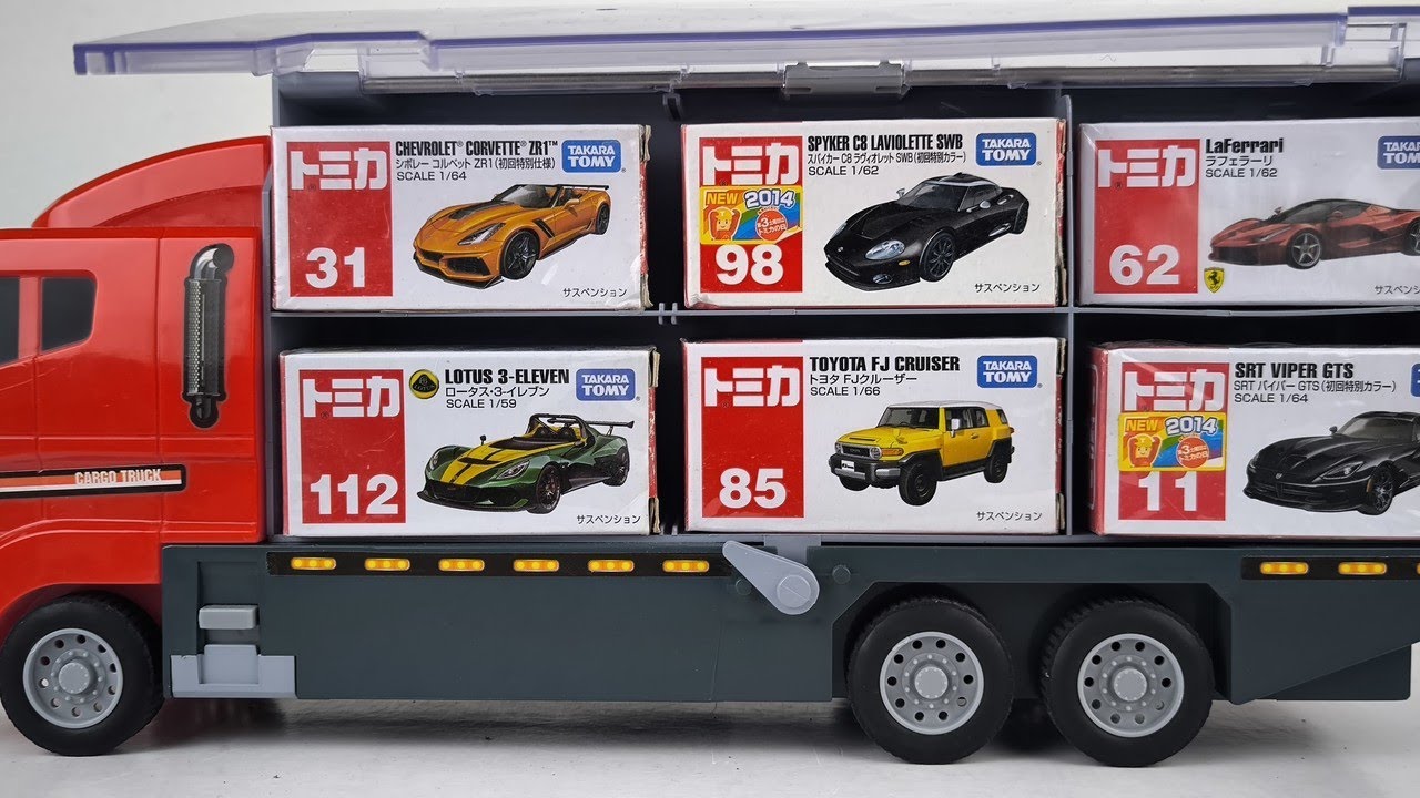 トミカ カーズ ミニカー 11個セット 12 Premium Supercars Tomica｜Luxury Car Unboxing & Convoy Play