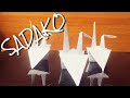 How to make origami sadako. Easy sadako for kids//whoopee popz//