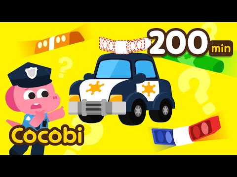 ¡Vamos a Buscar Sirena de Patrulla!🚓🚨y Más | La Mejor Recopilación de Canciones Infantiles | Cocobi