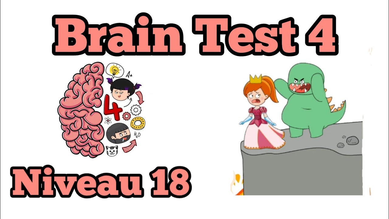 Brain Test 4: Tricky Friends - Niveau 18 Francais Solution