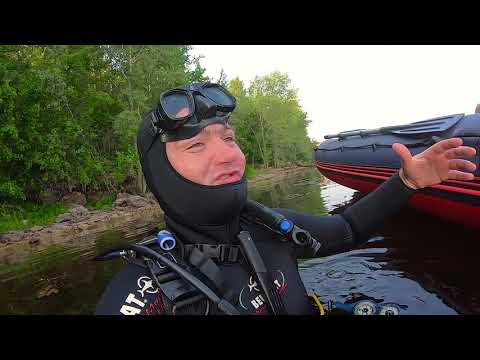 Дайвинг на Волге. Кладбище алюминиевых лодок. DIVING