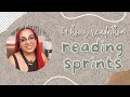 MONDAY READING SPRINTS | continuing my 24 hour readathon