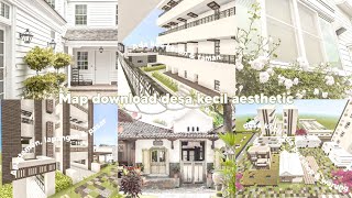 ☕[ Minecraft ] Map download aesthetic small village with boarding house & playground [ mcpe ]🥛 screenshot 5
