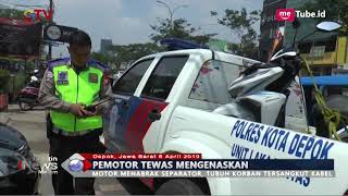 Detik-detik Kecelakaan Maut Perempuan Kepala Terputus di Jalan Margonda - BIM 08/04