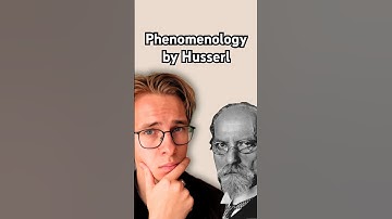 What is phenomenology? And how does it work? #phenomenology #husserl #heidegger #philosophy