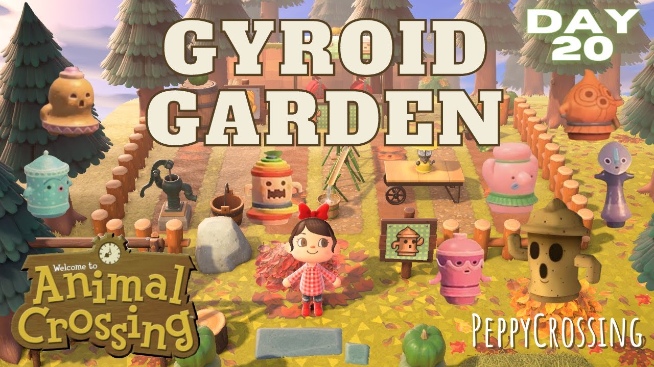 Building a Gyroid Garden for the Update Sugarbelle Day 20 Peppy