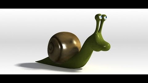 3D Modeling Snotty the Snail (3 of 3) - Tutorial