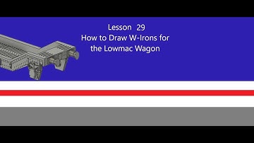 Lesson 29 - Fusion 360 Tutorial finish the W-irons for our model railway train