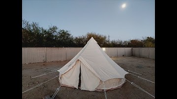 How Easy to Set Up This Awesome Yert, So Happy I Bought This