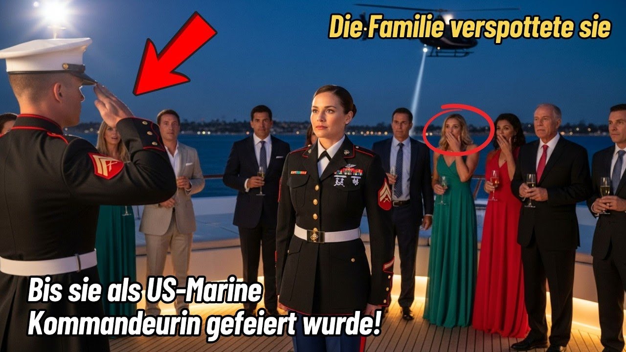 Die Familie verspottete sie – bis sie als US Marine Kommandeurin gefeiert wurde!