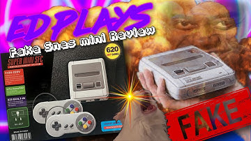 Ed Reviews - Super Mini SFC Entertainment System 620 Games in 1 - SNES Classic Mini Knock Off