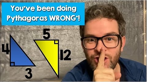 You’ve been doing Pythagoras wrong your whole life*!