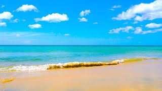 4k UHD Sadiyat Island Sea Beach. Relaxing Ocean Sounds. White Noise, Ocean Waves, Sleep, Meditation. by Nature Zilla 1,762 views 1 month ago 10 hours, 3 minutes