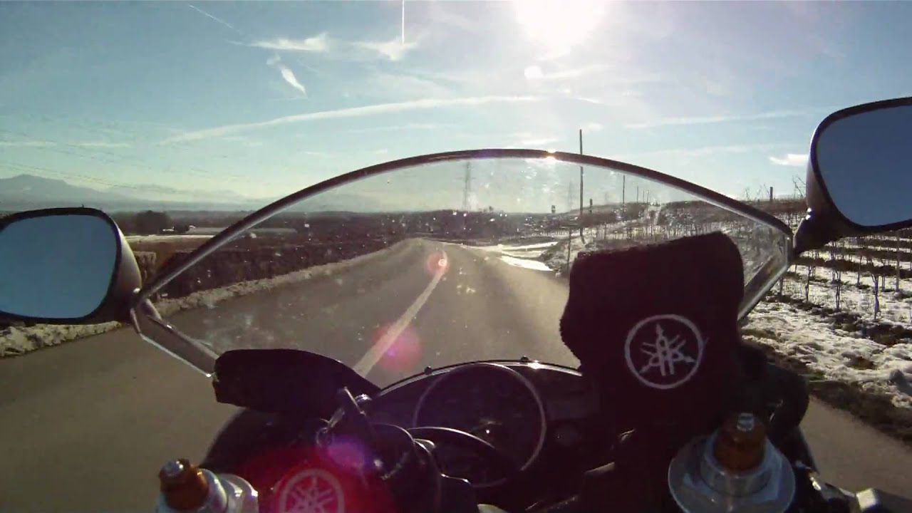 Onboard camera Yamaha R6 with GoPro HD @ Saint-Cergue 3/3 - YouTube