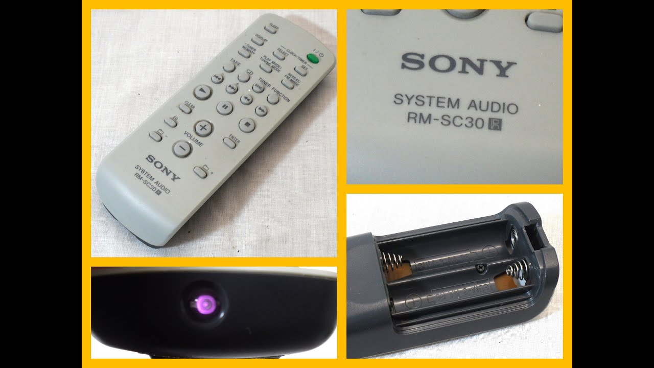 Sony RM-ED045 - YouTube