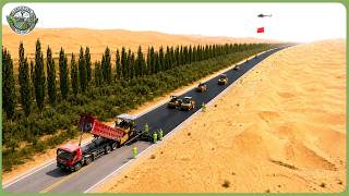 How China Built a Massive Highway That Turned Harshest Desert Into Millions Tons of Food