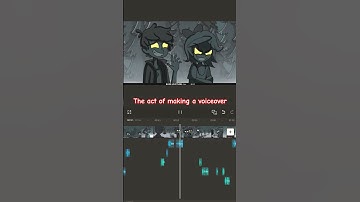 Working on a voiceover for Let