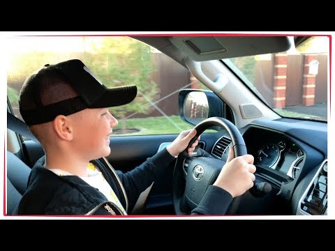 ВЛОГ: Эдвин учиться ездить [ водить ] на Toyota Land Cruiser Prado 2018 Уфа Отец и Сын  VLOG