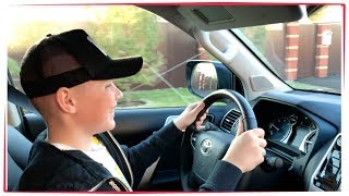 ВЛОГ: Эдвин учиться ездить [ водить ] на Toyota Land Cruiser Prado 2018 Уфа Отец и Сын  VLOG
