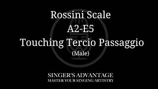 Rossini Scale A2-E5 Touching Tercio Passaggio Male