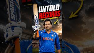 MS Dhoni Unbreakable Records 😱