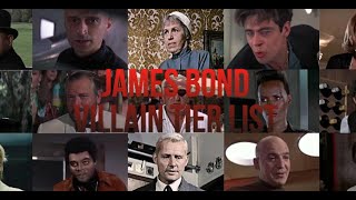 James Bond Villain Tier List