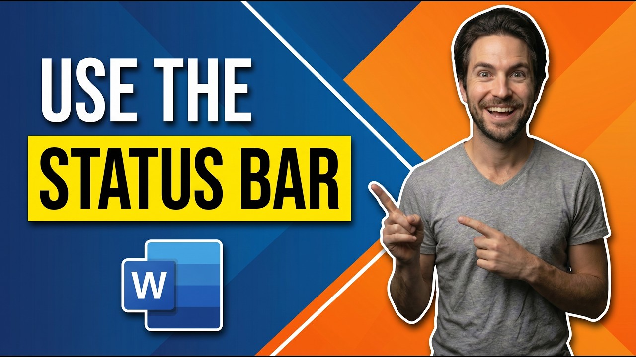 How To Use The Status Bar In Microsoft Word [Easy Guide] - YouTube