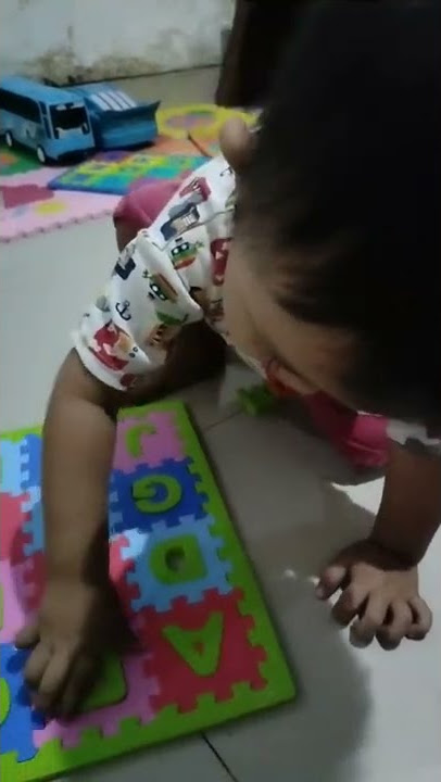 Belajar menata puzzle huruf #shorts #masyaallah