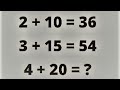 Can you solve this | Are you genius? | #live #iqtest #braintest #livestreaming #livestream