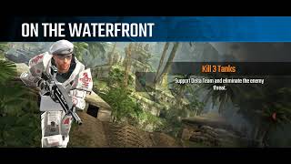 KILL 3 TANKS| ONE THE WATERFRONT| SNIPER STRIKE| android game 2023 screenshot 2