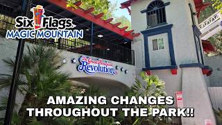 Amazing Changes Throughout the Park! | Six Flags Magic Mountain Vlog #64 | 4/30/26