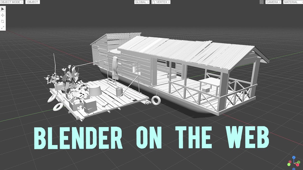 Плавучий дом – демонстрация инструмента 3D-моделирования