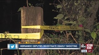 Two people shot near Brooksville, 1 in custody
