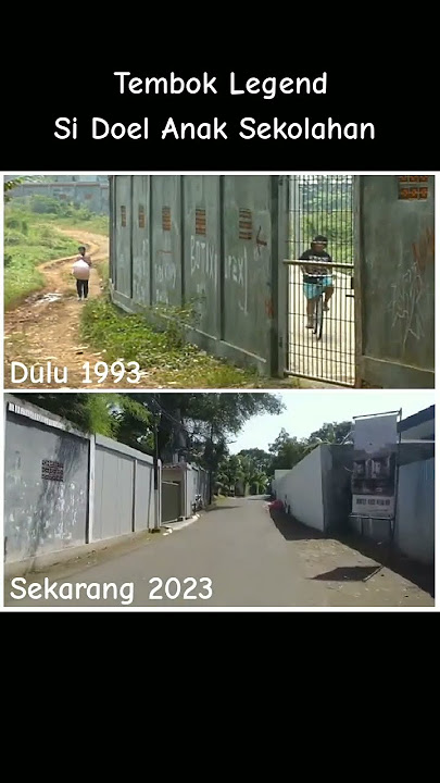 Tembok Legend Tempo dulu Vs sekarang #tembokdull