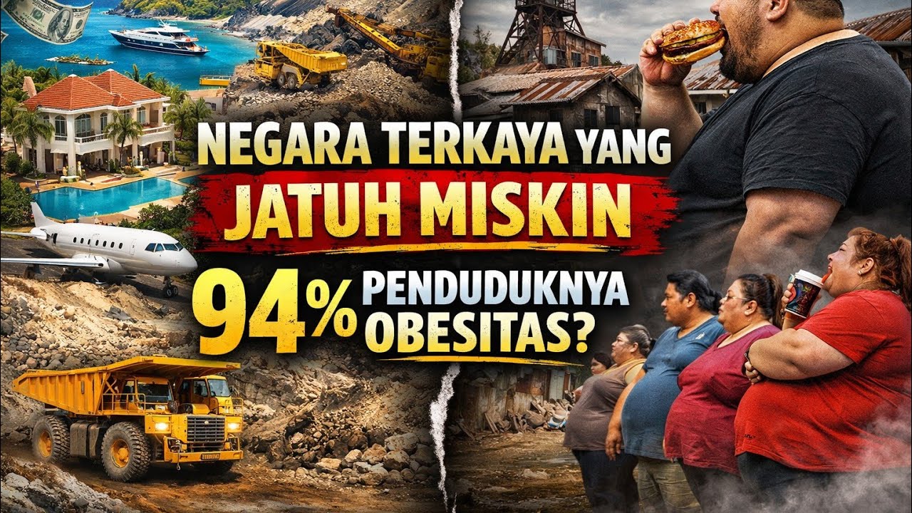 Dulu Negara Terkaya, Kini Negara Paling Obesitas | Kisah Tragis Nauru 🇳🇷