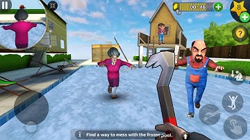 Scary Teacher 3D_New updater-New fun video everyday , gameplay walkthrough  part 735 ( android, ios)