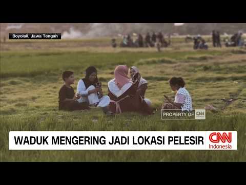 Kemarau Buat Telaga dan Waduk Mengering, Sampai Jadi Tempat Wisata