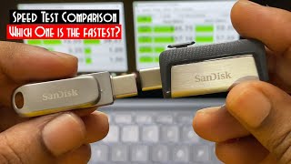 Speed Test - SanDisk Ultra Dual Drive Luxe VS SanDisk Ultra Dual Drive Type C Flash Drive screenshot 4