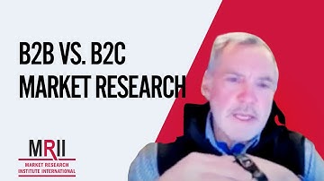 B2B vs  B2C Market Research