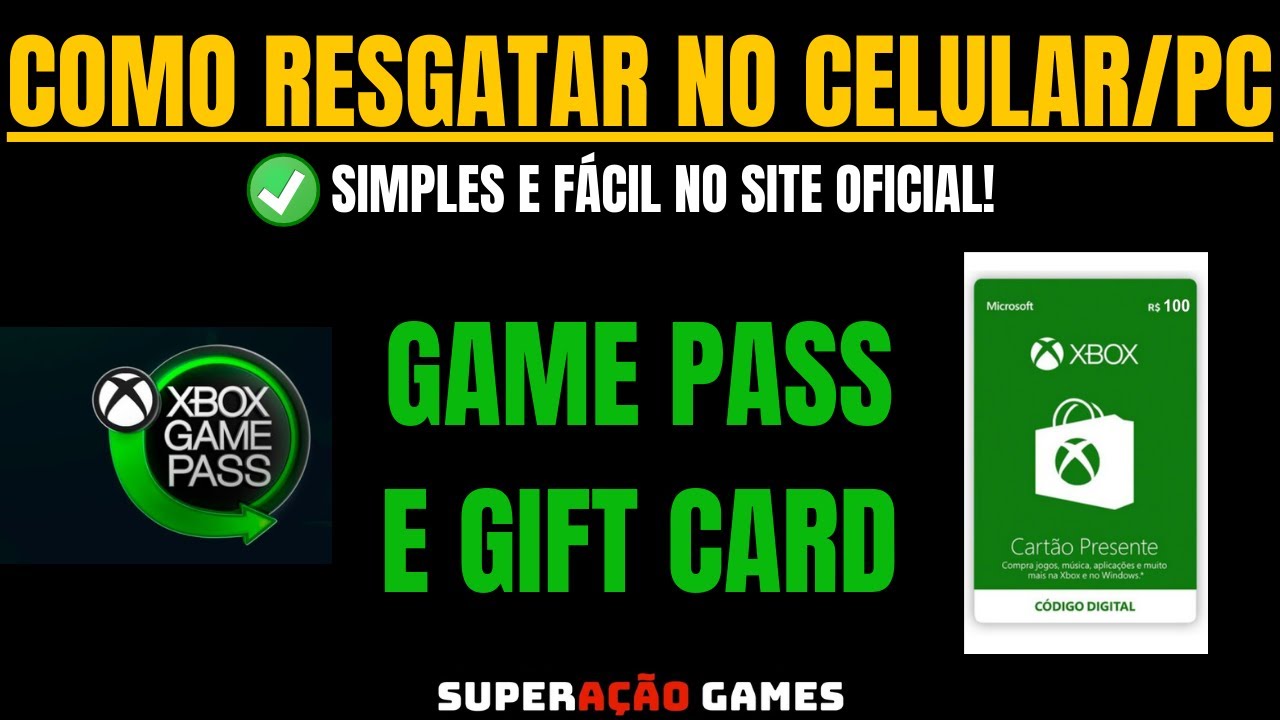 Cartão Xbox Game Pass PC 3 Meses (Formato Digital)