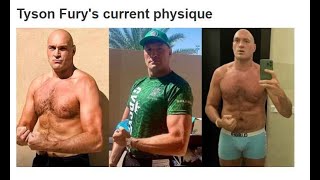 Tyson Fury's eye-opening physique before Oleksandr Usyk fight got postponed