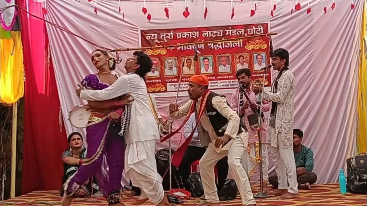 खड़ी गम्मत खड़ा तमाशा! शाहीर सुरज नवघरे!गौळण! पालकी माता मंदिर‌‌ घोटी। #tamasha 