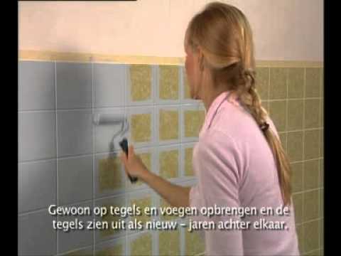 Jaeger acryl tegel / badkuiplak (www.vistapaint.nl) Betonverf op tegels