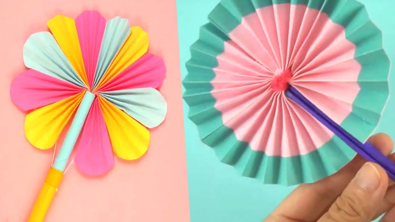 How to make a paper fan - Gathered