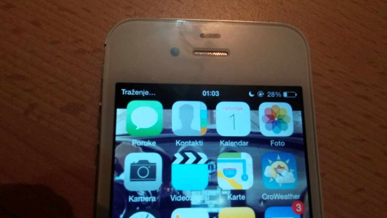Iphone 4s flickering screen YouTube
