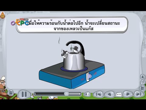 การทำให้วัสดุเปลี่ยนแปลงเมื่อเจอความร้อน และเย็น - สื่อการเรียนการสอน วิทยาศาสตร์ ป.3