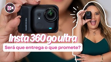Testei a menor câmera do mercado: 🎥 A nova Insta360 GO Ultra é tudo isso mesmo?