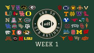 Top 50 Teams in College Football | Week 1
