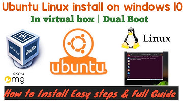 How to Install Ubuntu 20.04.2.0 LTS on VirtualBox in Windows 10 | Step-By-Step| Full Guide |Sky24omg